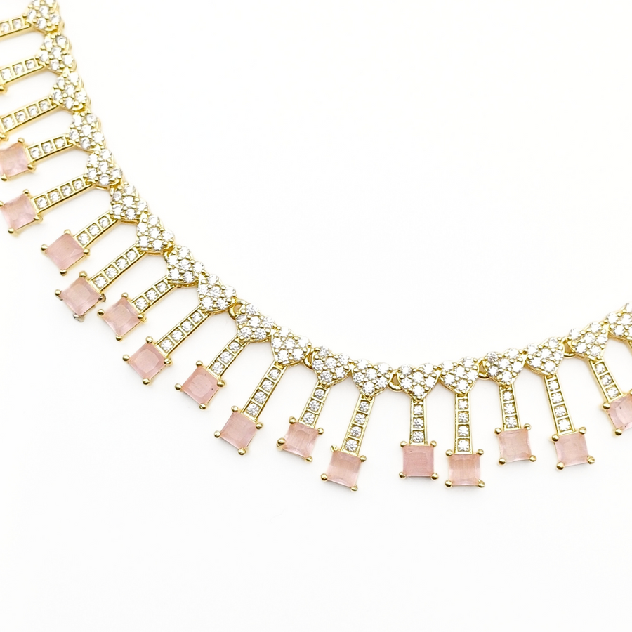 Heart Bloom Necklace Set 39.4 g