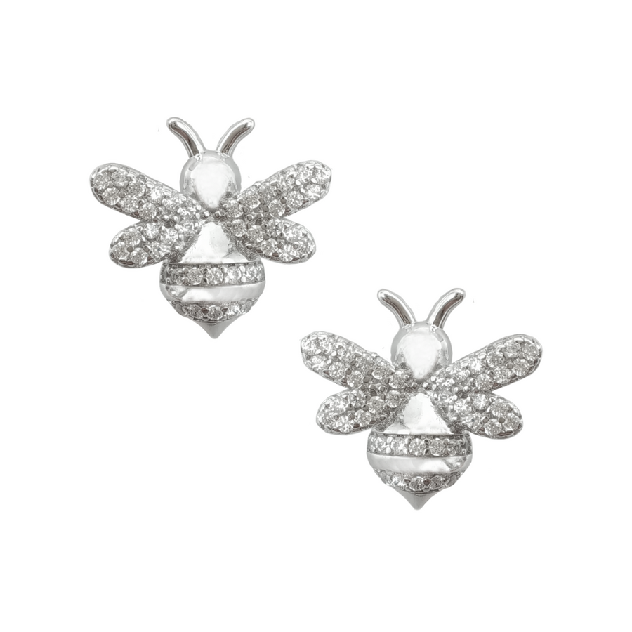 Honeybee Sparkle Studs Free Size
