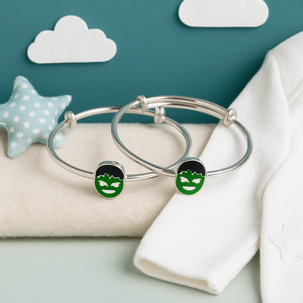 Hulk Smash Baby Bangles Adjustable / 12.49 g
