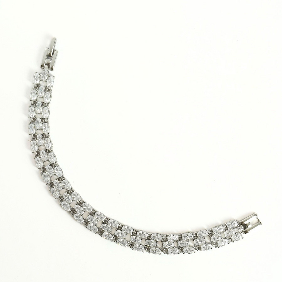 Icy Oval Bracelet 178 mm