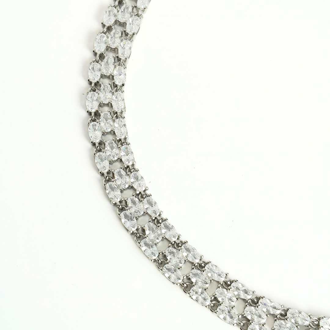 Icy Oval Bracelet 178 mm / 19.79 g
