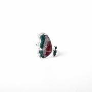 Jeweled Monarch Ring Free Size