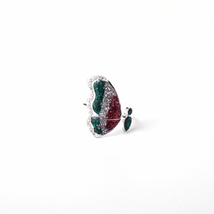 Jeweled Monarch Ring Free Size
