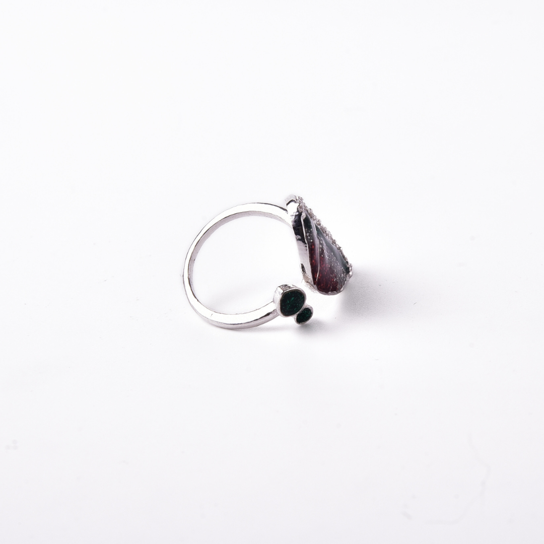 Jeweled Monarch Ring Free Size / 4 g