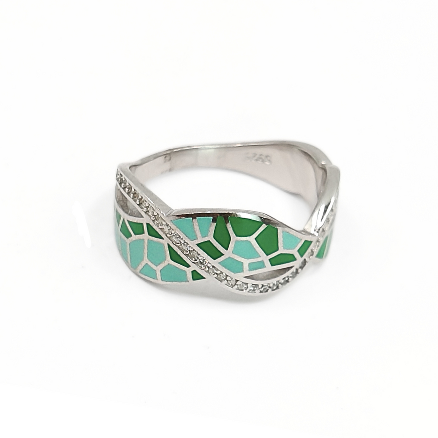 Kaiya Enamel Ring 18 mm / 4.02 g
