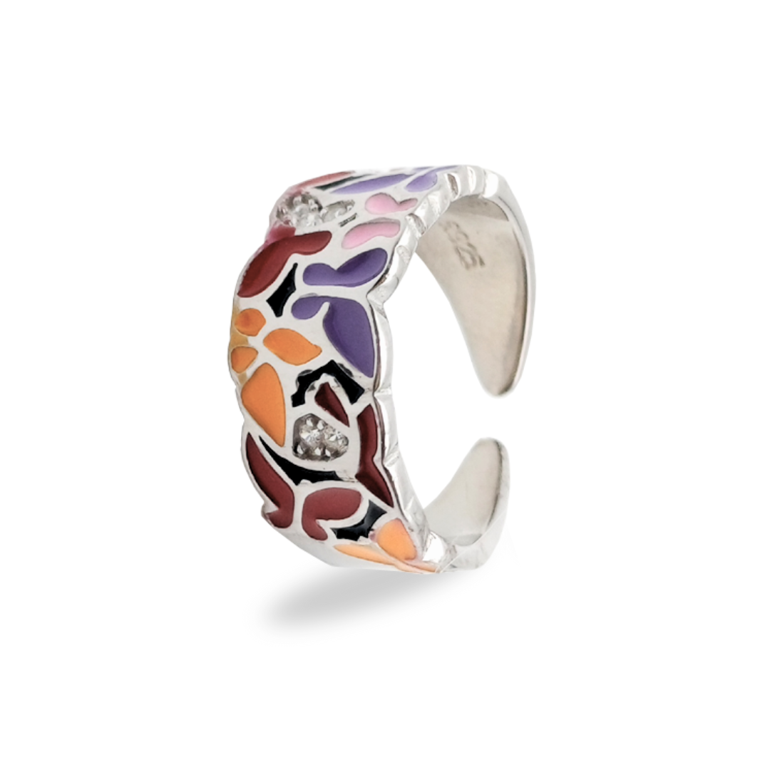 Kaleidoscope Charm Toe Rings FREE Size / 5.09 g
