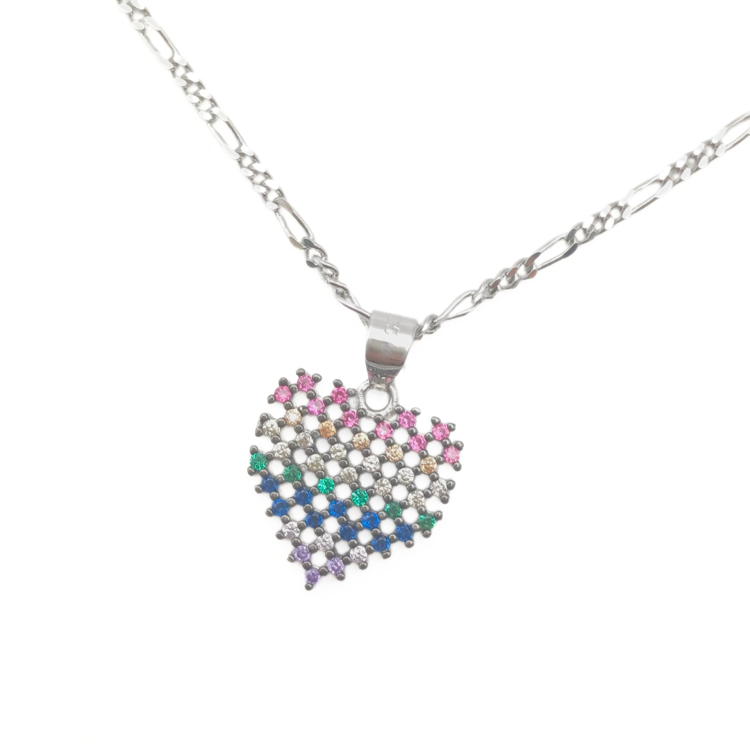Kaleidoscope Heart Chain Set 6.18 g