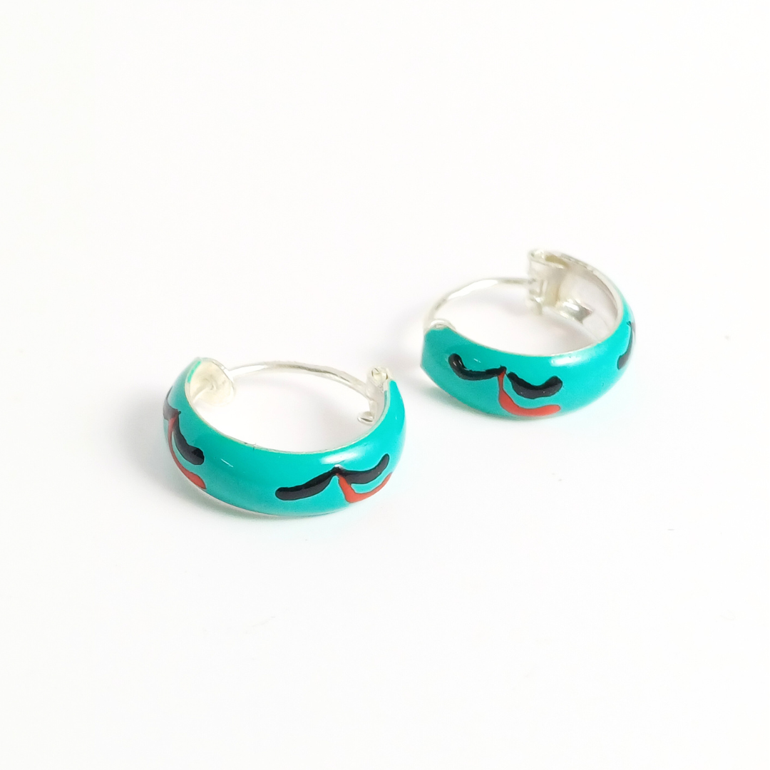 Lagoon Line Hoops Free Size