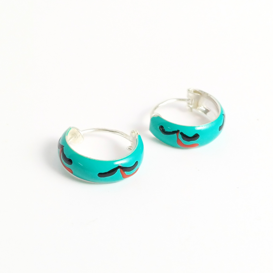 Lagoon Line Hoops Free Size