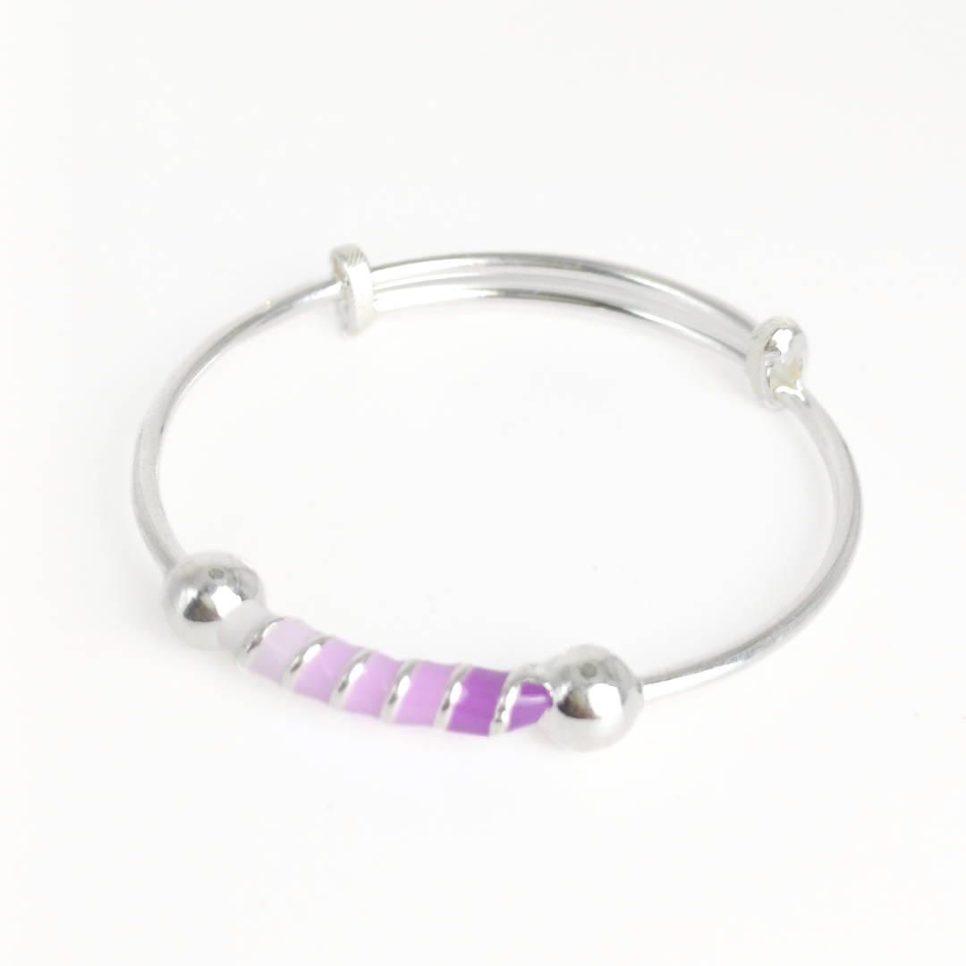 Lavender Haze Baby Bangles Adjustable / 13.99 g