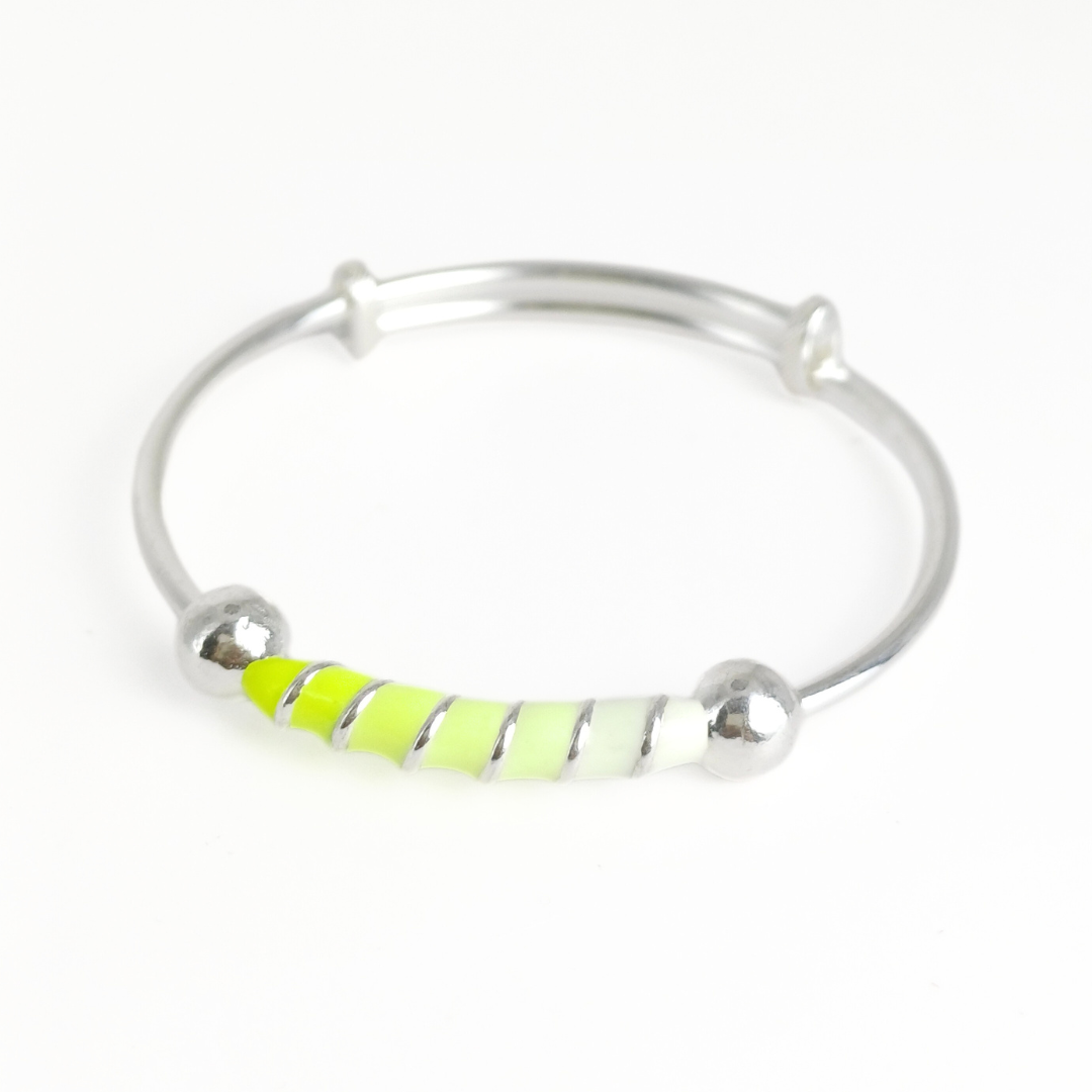 Lemon Drop Baby Bangles Adjustable / 14.05 g