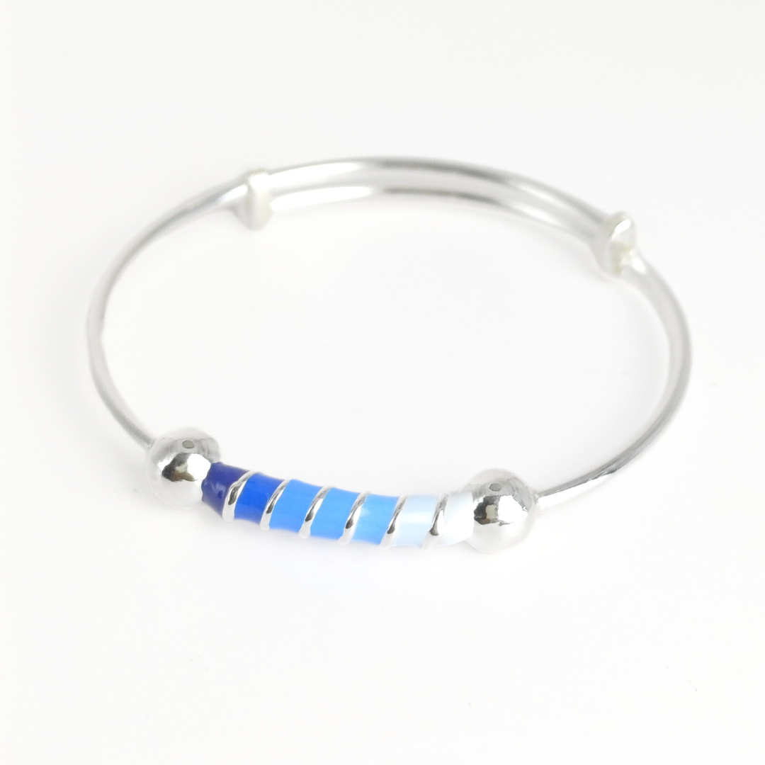Little Bluebird Baby Bangles Adjustable / 14.16 g
