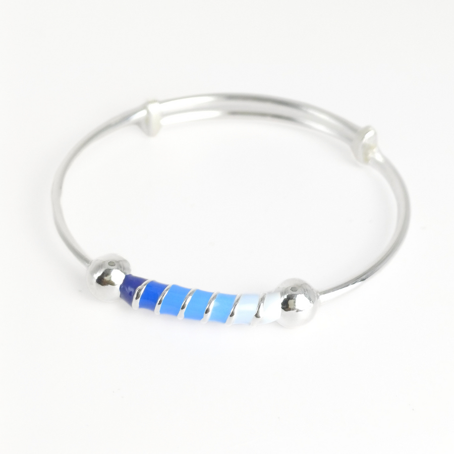 Little Bluebird Baby Bangles Adjustable / 14.16 g