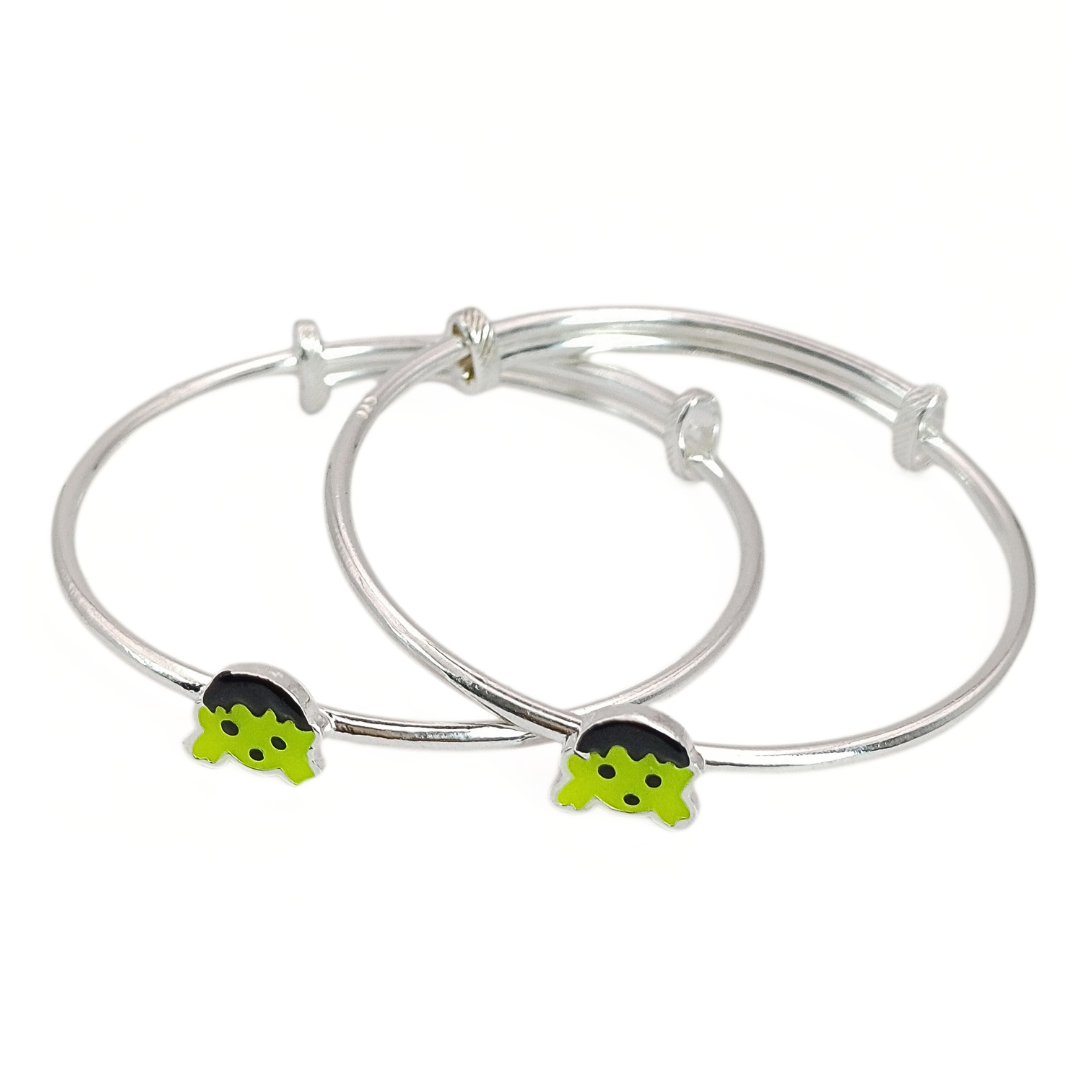 Little Green Monster Bangles Adjustable / 12.39 g
