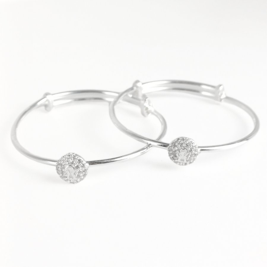 Little Lock Baby Bangles Adjustable / 12.53 g
