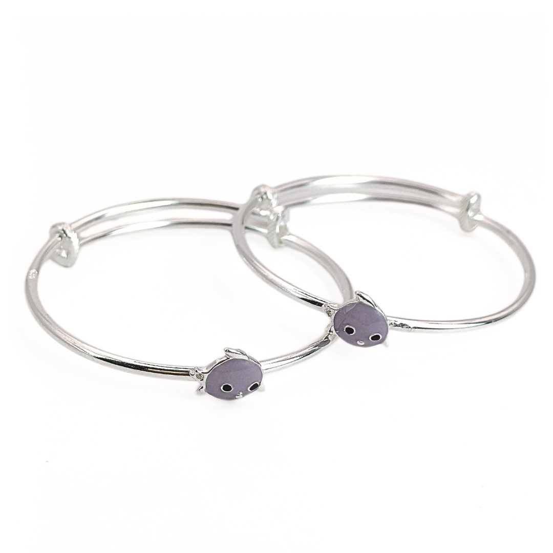 Little Whale Bangles Adjustable