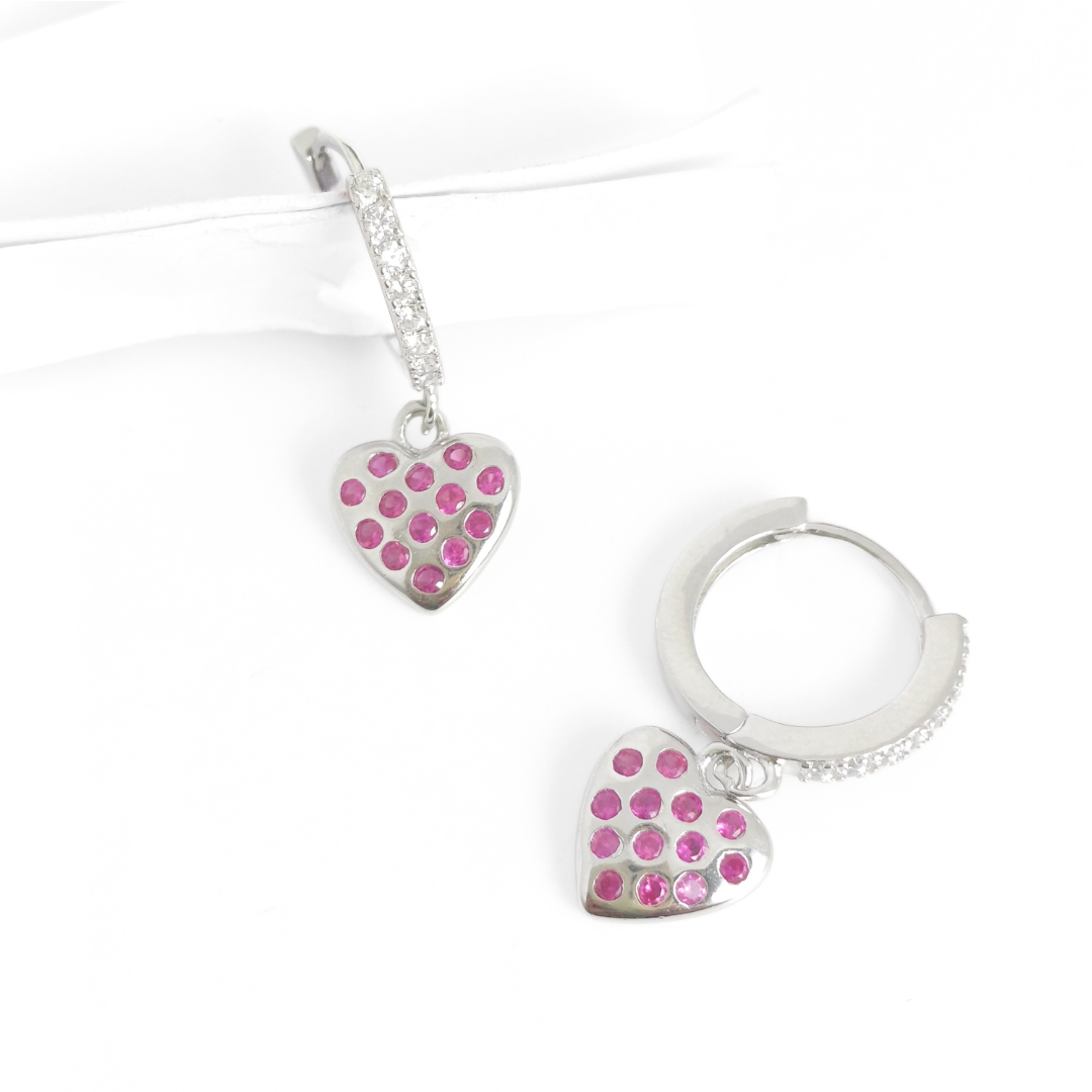 Love Burst Hoop Earrings 2.68 g