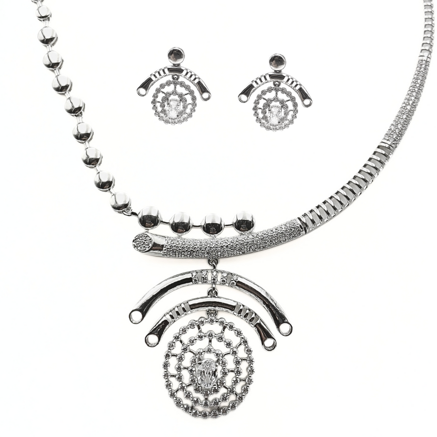 Luna Orbit Necklace Set 34.76 g