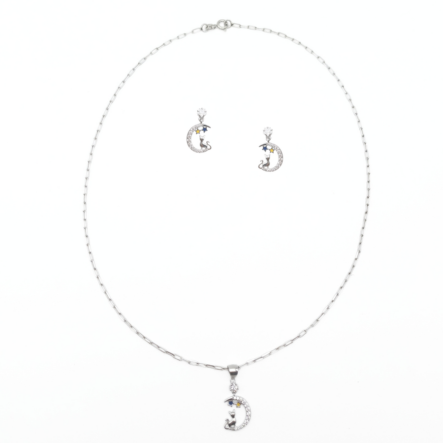 Lunar Feline Chain Set Free Size