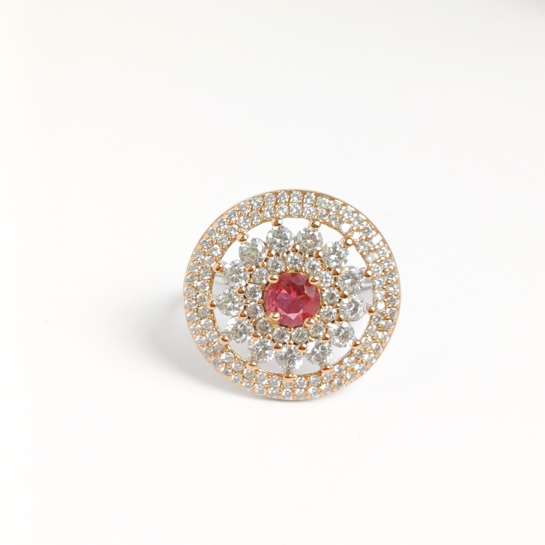 Mandala Charm Ring 12 mm / 3.52 g