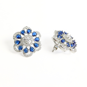 Midnight Petal Studs 7.68 g
