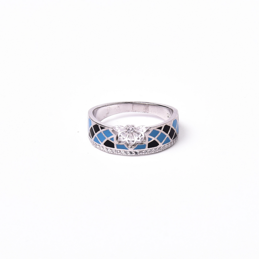Midnight Sky Mosaic Ring 18 mm / 3.42 g