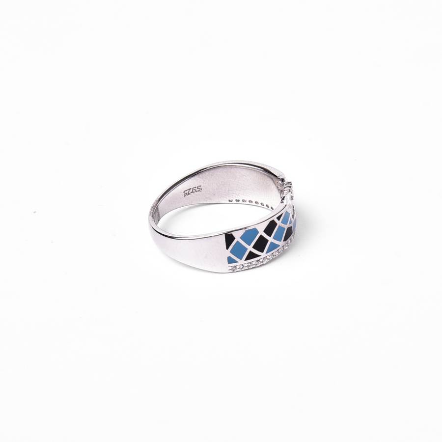 Midnight Sky Mosaic Ring 18 mm / 3.42 g