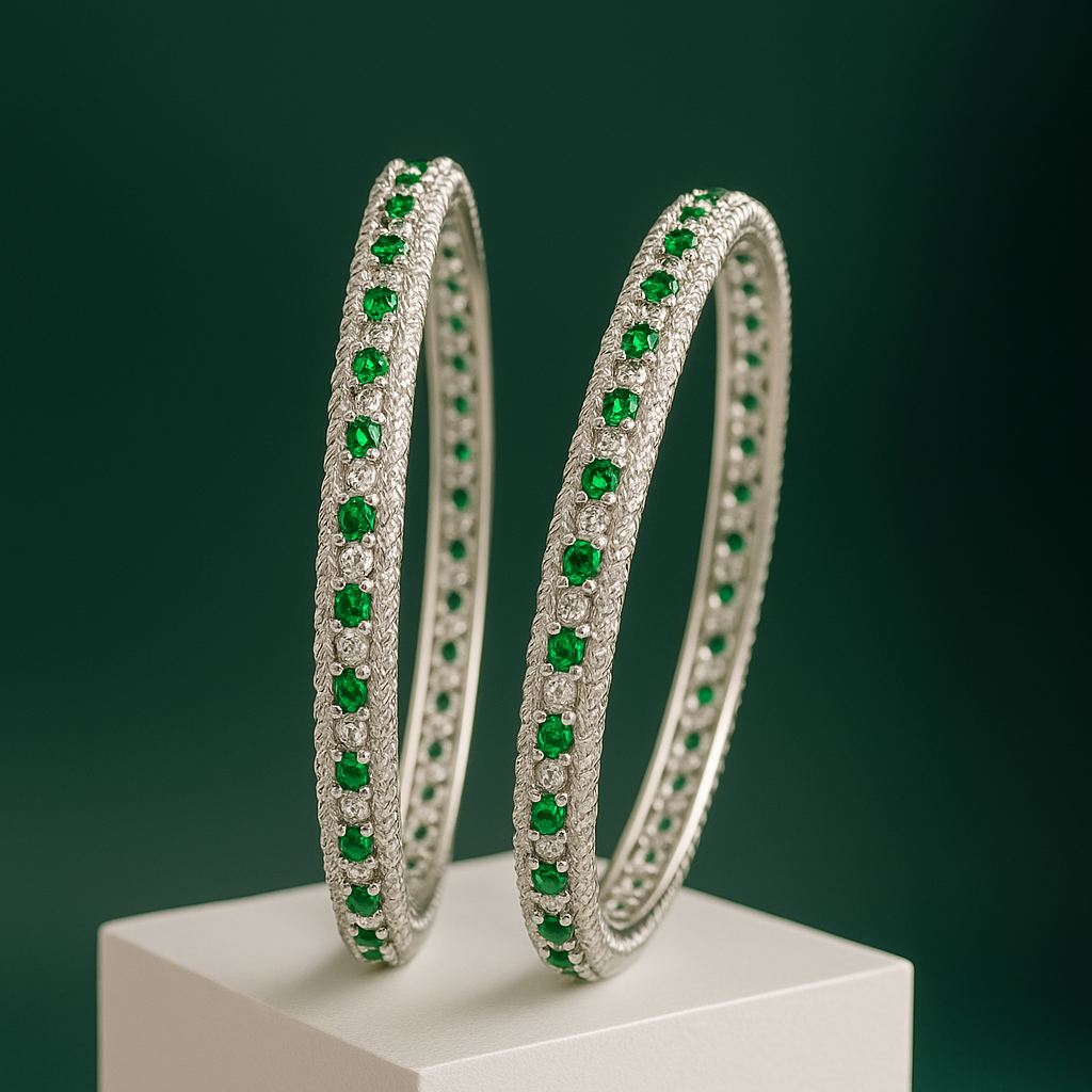 Mint Gleam Bangles 61 mm / 22.95 g