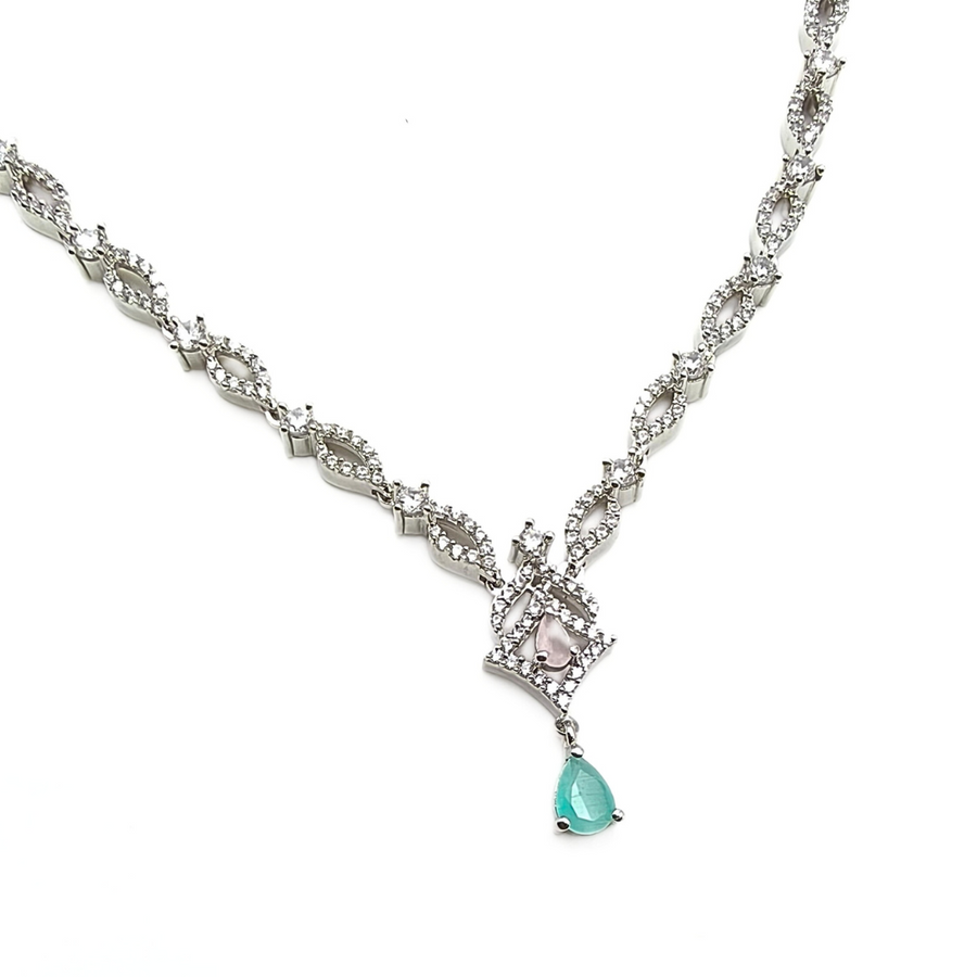 Minty Rose Necklace Set 21.33 g