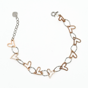 Mixed Heart Bracelet 165 mm / 3.24 g