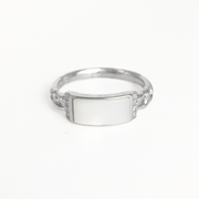 Moonstone Path Ring 14 mm / 2.18 g