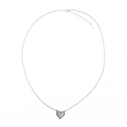 Mother of Pearl Heart Chain Set Free Size