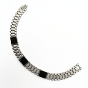 Obsidian Rail Bracelet 229 mm