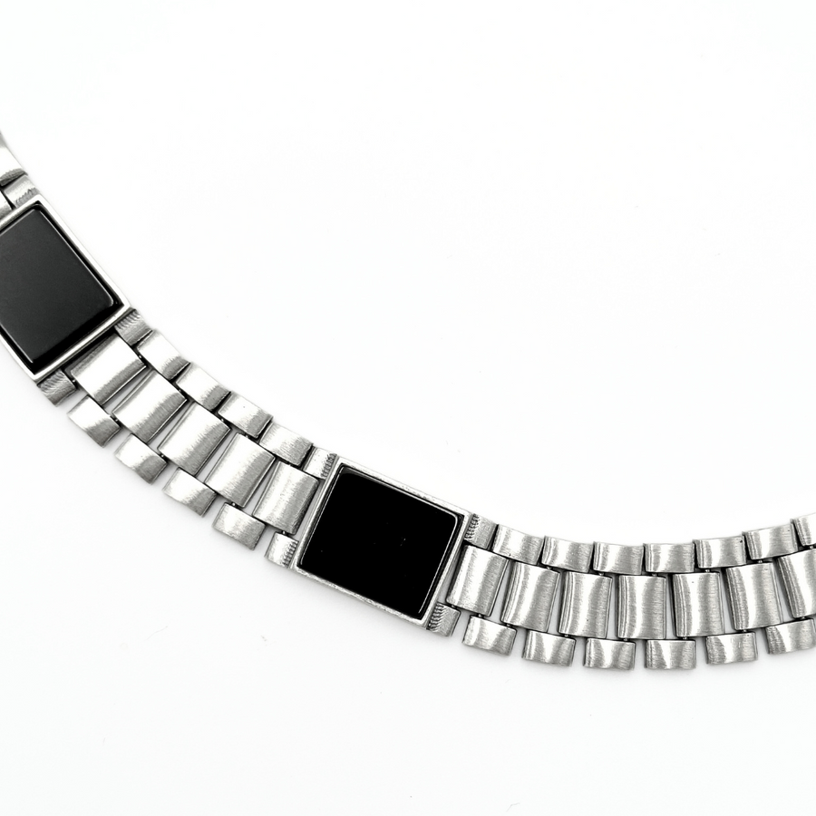 Obsidian Rail Bracelet 229 mm / 26.86 g