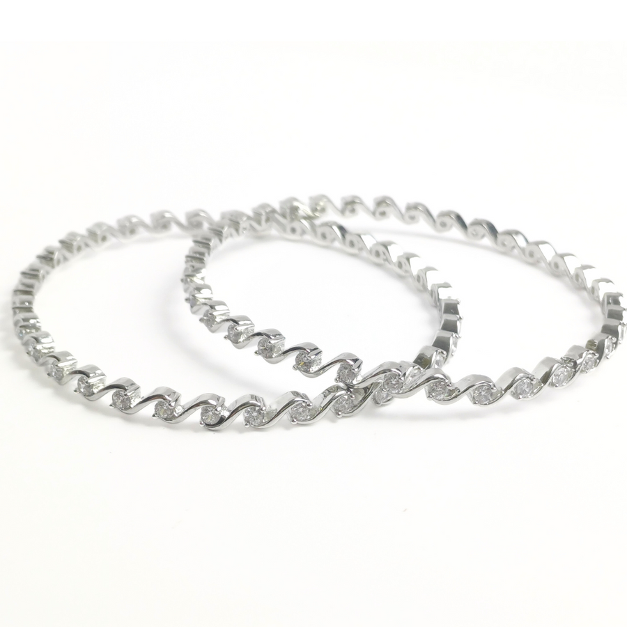 Ocean Wave Bangles 63 mm / 23.71 g