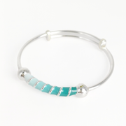 Ombre Ocean Baby Bangles Adjustable / 14.11 g