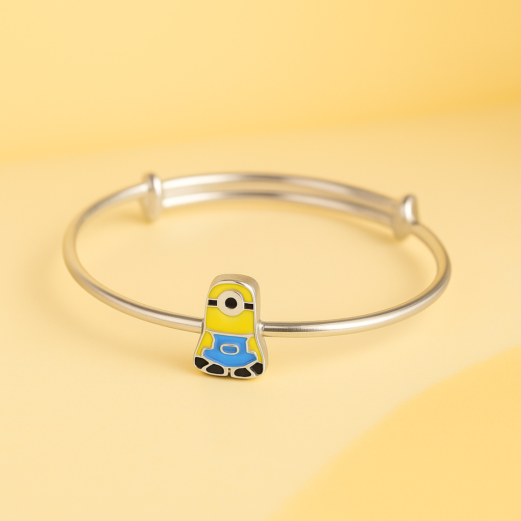 One in a Minion Baby Bangles Adjustable / 13.6 g