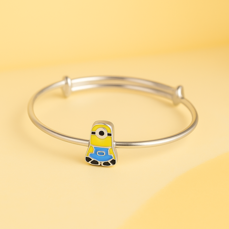 One in a Minion Baby Bangles Adjustable / 13.6 g