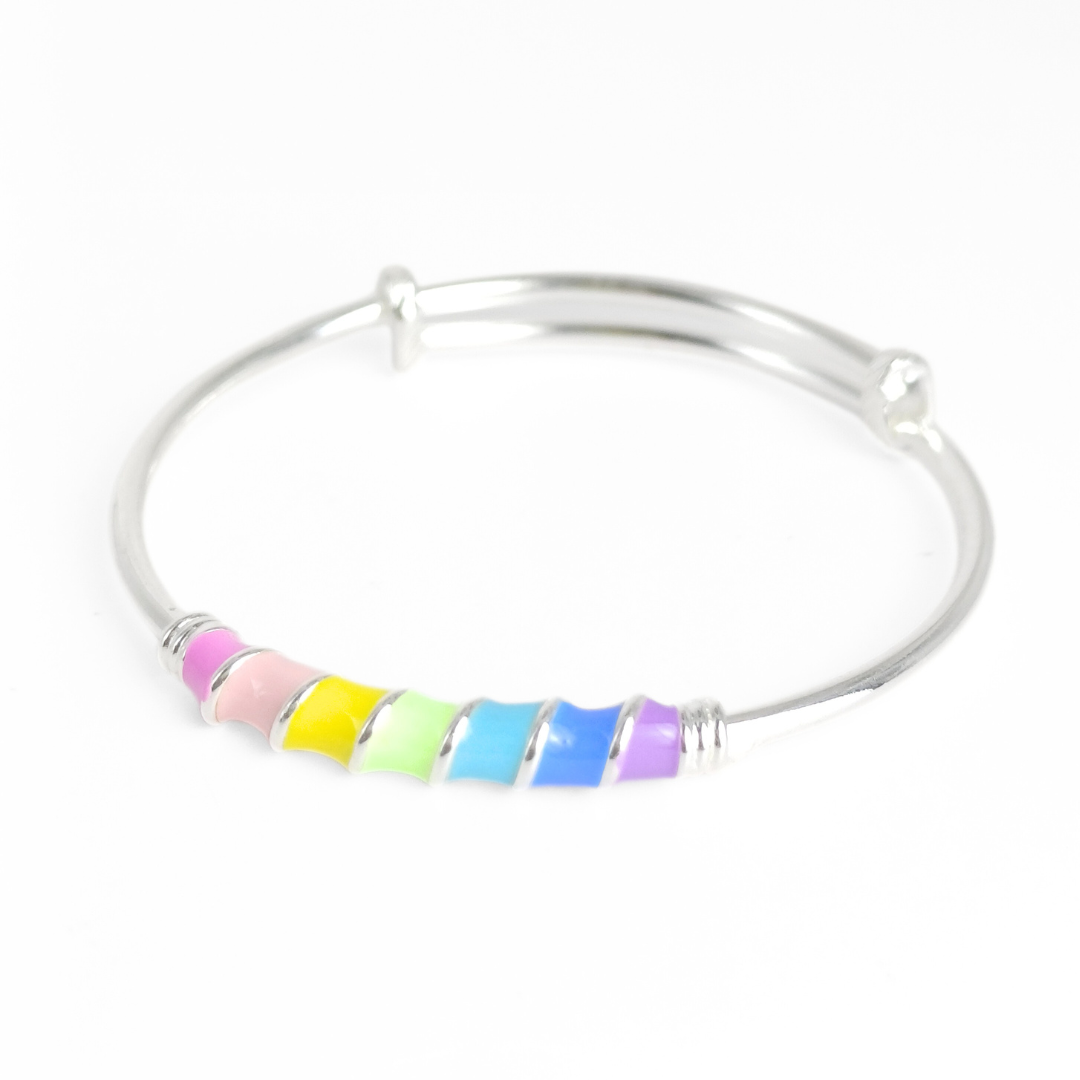Over the Rainbow Baby Bangles Adjustable / 13.31 g