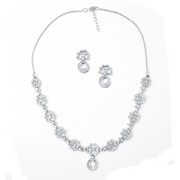 Pastel Petal Harmony Necklace Set 27.93 g