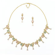 Pastel Petals Necklace Set 41.89 g
