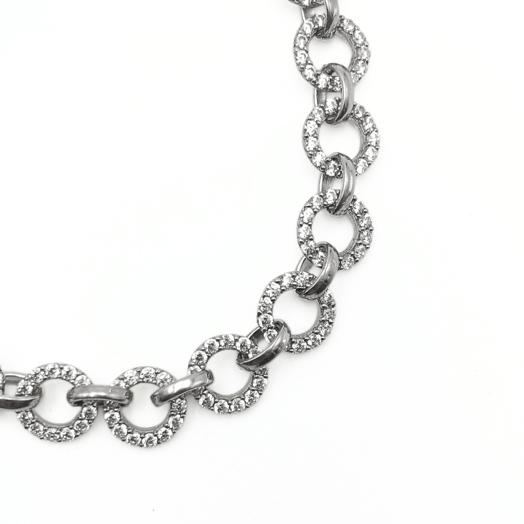 Pavé Orbit Bracelet 178 mm / 9.76 g