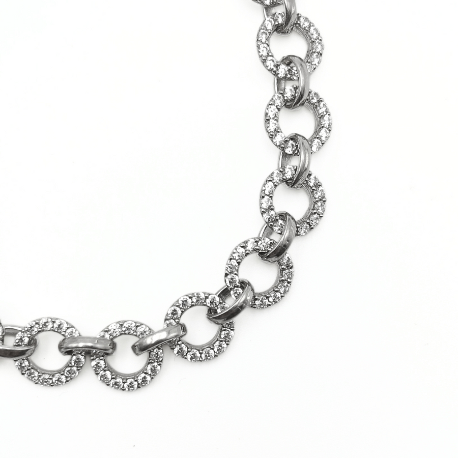 Pavé Orbit Bracelet 178 mm / 9.76 g