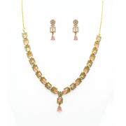 Peach Blossom Necklace Set 26.9 g