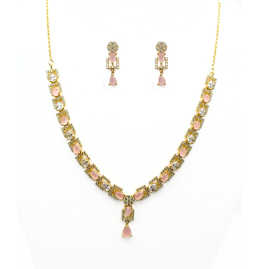 Peach Blossom Necklace Set 26.9 g