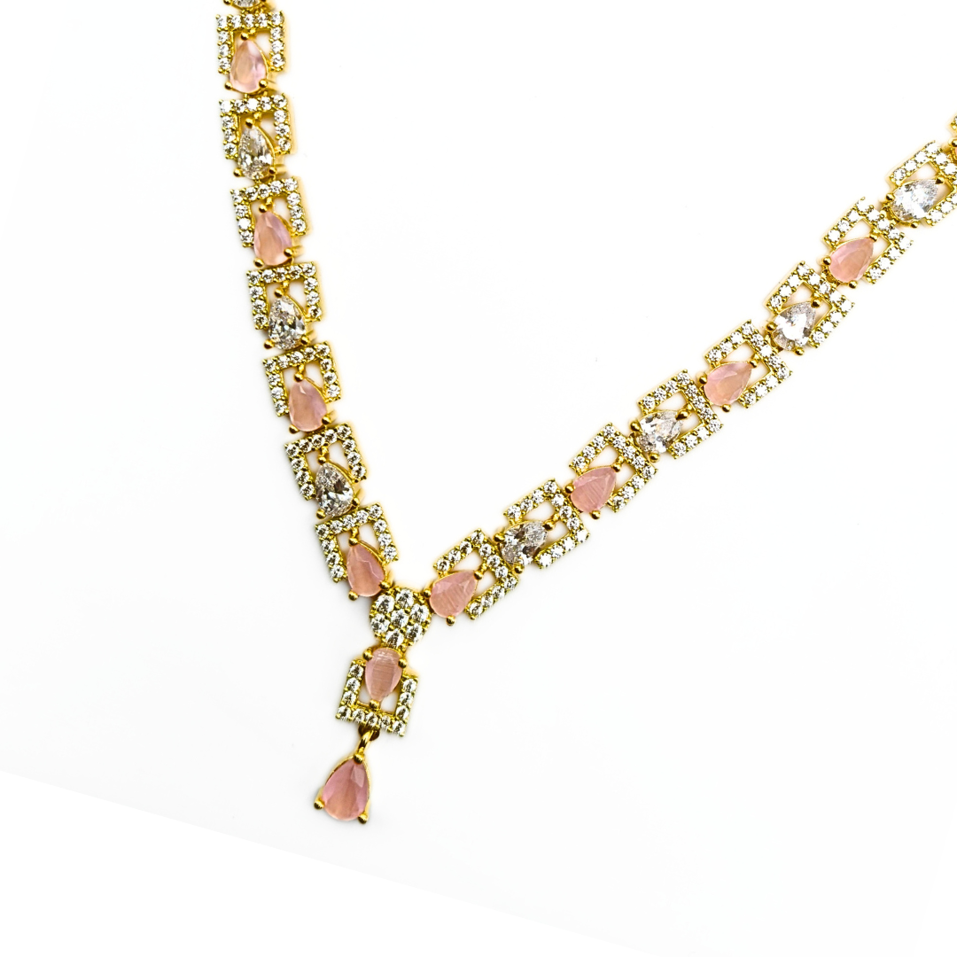 Peach Blossom Necklace Set 26.9 g