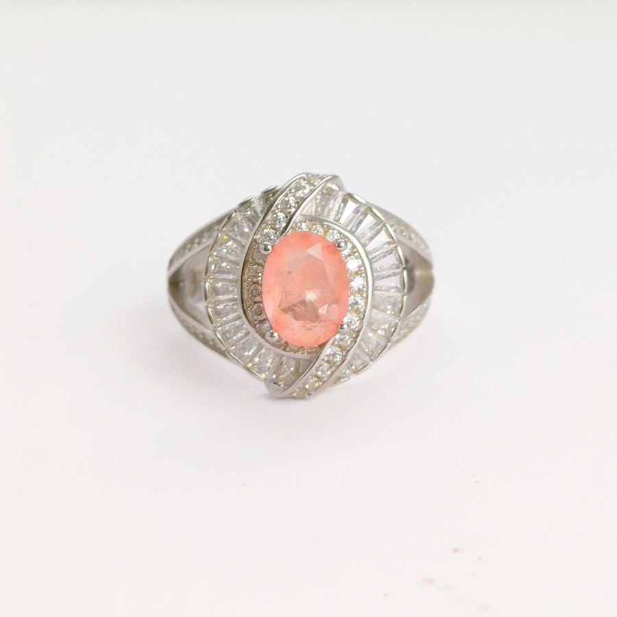 Peach Prism Ring 15 mm