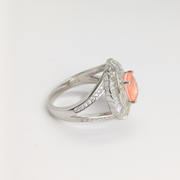 Peach Prism Ring 15 mm / 5.39 g