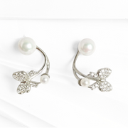 Pearl Wings Earrings Free Size