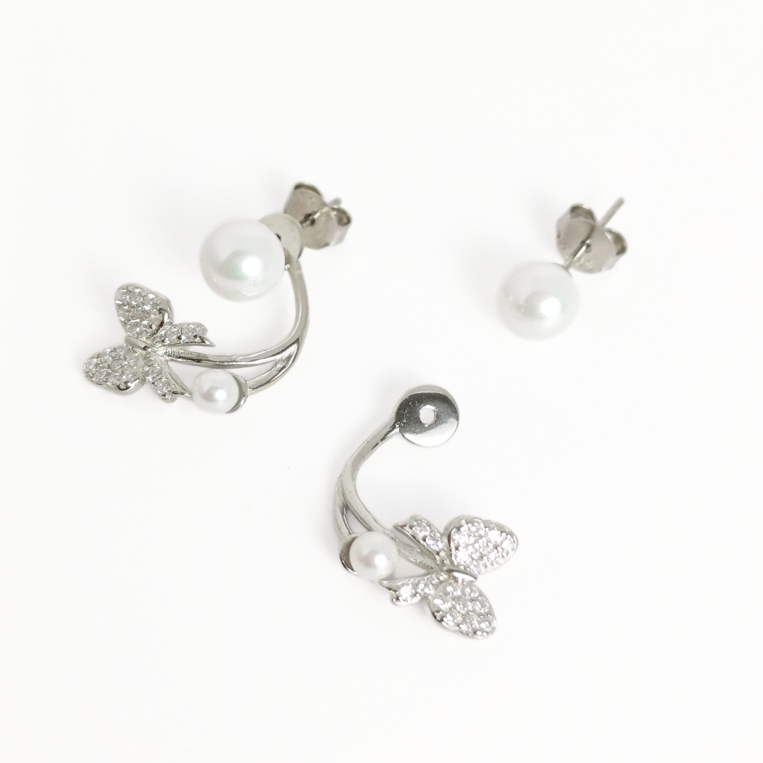 Pearl Wings Earrings 2.59 g